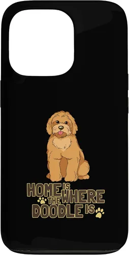 Vista 9 de Funda dorada para iPhone 11 Goldendoodle Dood Funny Doodle Dog