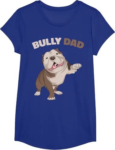 Vista 87 de American Bully Dad Dog Owner Father Funny Men T-Shirt Asphalt Grey