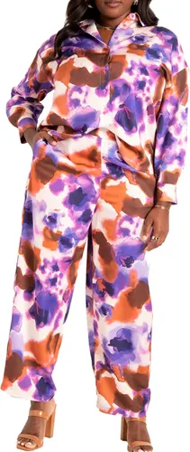 Vista 4 de Woman Within Parka de microfibra larga con capucha para mujer, talla grande