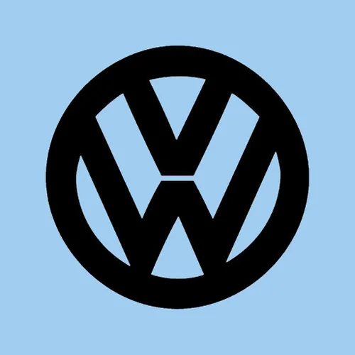 Vista 2 de Volkswagen Sudadera con capucha negra VW Classic Logo Mujer
