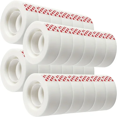 Vista 8 de 12 rollos de repuesto de cinta invisible, repuestos de cinta translúcida con acabado mate para dispensador, 3/4 x 1000 pulgadas, diseñada