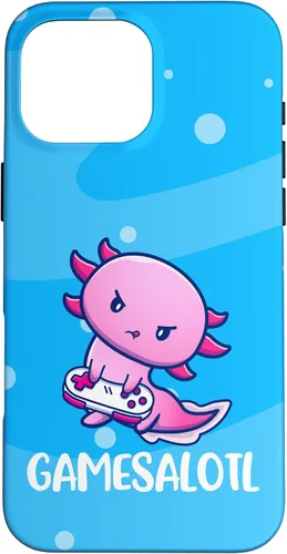 Vista 19 de Gamesalotl Axolotl Nice Game Video Game Case for iPhone 17