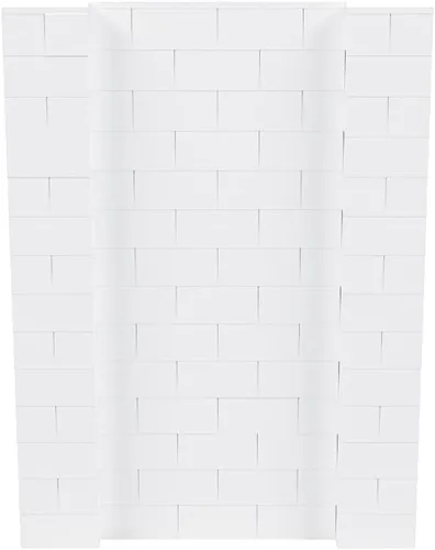 Vista 86 de EverBlock Kit de pared de 5 x 4 pies Bloques de construcción modulares Sistema de pared para edificios, pantallas y estructuras Divisor