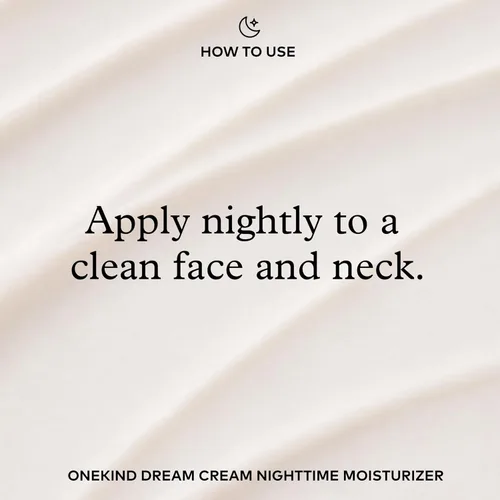 Vista 9 de Onekind Hidratante de noche para rostro, crema hidratante de ensueño para arrugas, crema de noche para mujeres antienvejecimiento con escualano