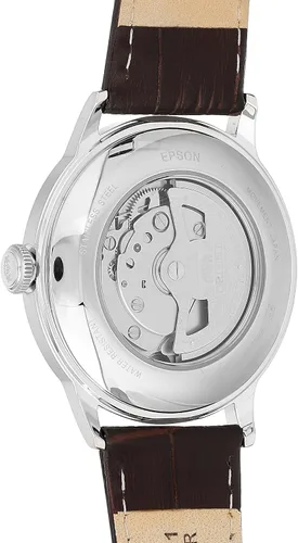 Vista 2 de Reloj Orient Bambino Small Seconds automático, japonés, con correa de cuero, 0.83 pulgadas, para hombre
