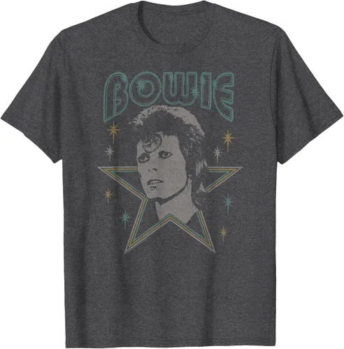 Vista 20 de David Bowie - Camiseta azul Ziggy Stardust, Negro, S