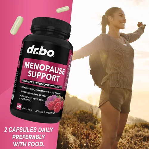 Vista 7 de Suplementos para la menopausia para mujeres, píldoras de apoyo – Alivio natural de la menopausia para sofocos, sudores nocturnos y cambios de humor