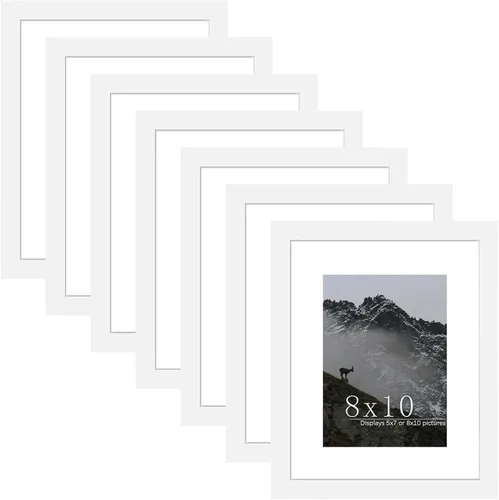 Vista 17 de Picrit Marco negro para póster de 24 x 34 pulgadas, paquete de 7 unidades, para fotos de 20 x 30 pulgadas con paspartú o de 24 x 34 pulgadas sin