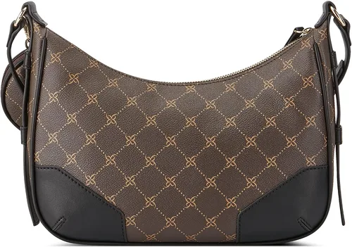 Vista 3 de NINE WEST Brooklyn Crossbody TOP Zip, marrónnegro, Marrón y negro.
