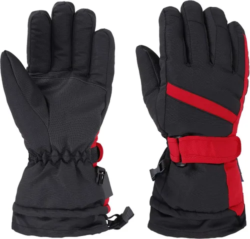 Vista 3 de Guantes de esquí Simplicity para mujer, con forro Thinsulate impermeable para exteriores