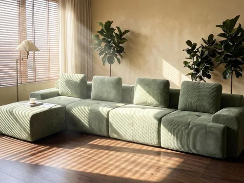Vista 17 de Sofá de nube de gran tamaño en forma de U de 122 pulgadas, cómodos sofás modulares sin hueso para sala de estar, sofá modular con respaldo alto