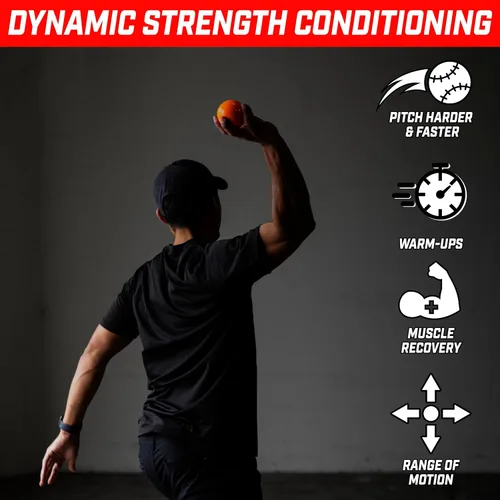 Vista 3 de GoSports Plyometric Weighted Balls for Baseball & Softball Training 6 Pack - Choose Pro or Elite Set