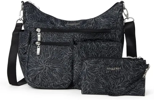Vista 94 de Baggallini Modern Everywhere Crossbody Women 11x9x4.5 RFID Hobo Bag