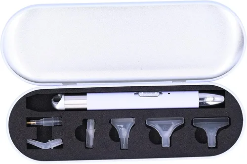 Vista 7 de Taladro luminoso USB recargable punto de cruz apliques herramienta de pintura con caja de almacenamiento bolígrafos de pintura