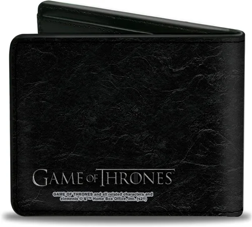 Vista 2 de Buckle-Down Billetera plegable para hombre, Juego de Tronos, 4.0" x 3.5", Game of Thrones, Billetera plegable