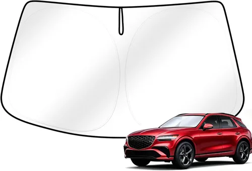 Vista 100 de Canvcle Parasol para parabrisas para Tesla modelo Y/3 2017-2025 2026 (compatible con modelos 2025 Y Juniper/2024 Modelo 3 Highland), parasol grueso