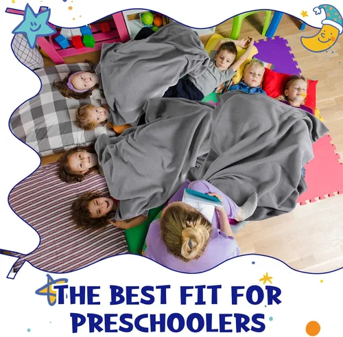Vista 4 de Newwiee 12 mantas de forro polar para cuna, 39 x 59 pulgadas, ligera y acogedora, manta cálida para siesta para niños, niñas, guardería, preescolar