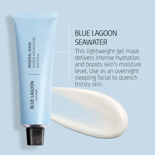 Vista 3 de Blue Lagoon Skin Science - Mascarilla hidratante mineral durante la noche - Mascarilla hidratante - Mascarilla nocturna - Mascarilla hidratante