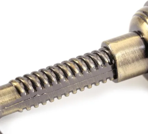 Vista 8 de Abridor de vino, sacacorchos de aleación de zinc con abrebotellas multifuncional, tornillo de corcho multifuncional manual para camarero