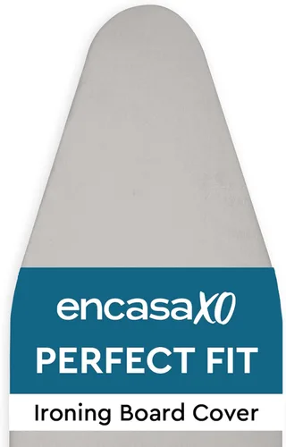Vista 9 de Encasa XO Funda y Almohadilla para Tabla de Planchar 49"x18" - Cubierta de Fieltro de 4mm para Tabla de Planchar Ancha con Acolchado - Resistente al