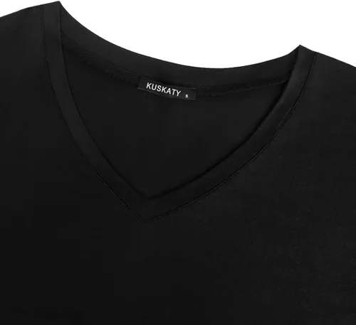 Vista 3 de HUSKARY - Vestido largo de verano para mujer, informal, holgado, con bolsillos, manga corta con corte lateral