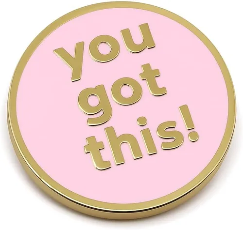 Vista 2 de Cool Inspirational Message Pin de solapa para camisa, sombrero, chaqueta con capucha, latín, Pin-Text-16