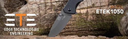 Vista 8 de ETEK1051 ETE EDC Workhorse 3.2" Combo Abridor asistido, cuchillo de mango G-10