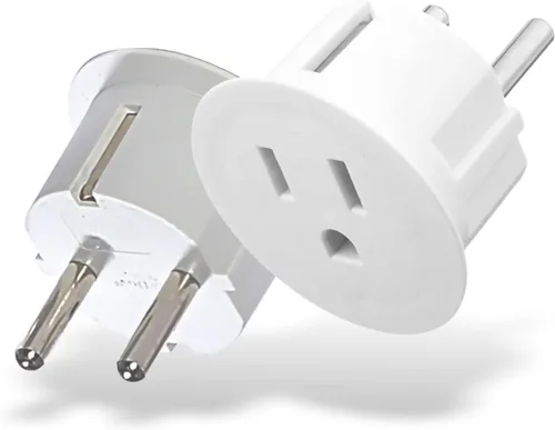 Vista 11 de OREI World Travel - Adaptador de enchufe de viaje M8 Max, 3 USB + Pd 18 W USB-C de entrada - 2 tomas de EE. UU. - Accesorios para Europa, Asia