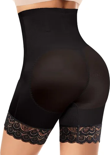 Vista 2 de Pantalones cortos moldeadores para mujer, cintura alta, adelgazantes, moldeadores de muslos, pantalones cortos para debajo de los vestidos