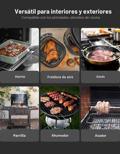 Vista 8 de GoveeLife - Termómetro digital inalámbrico Bluetooth inteligente para carne, con alertas de aplicaciones WiFi Unlimited Range, IP68 Waterproof