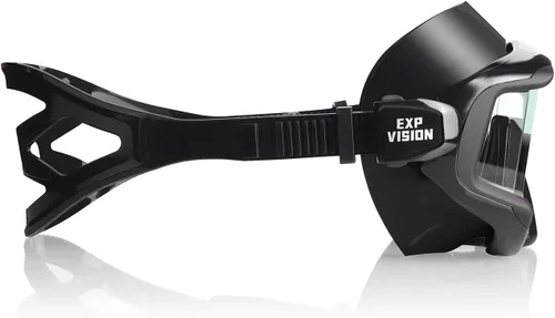 Vista 8 de Máscara de buceo Pano 3 para adultos, máscara de esnórquel de vidrio templado, máscara de natación antivaho sin fugas, gafas de natación con Negro