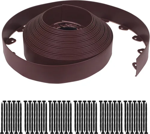 Vista 12 de Gardzen Kit de Bordes para Paisajismo de 1.5" x 20', Borde de Jardín y Césped Sin Excavación con 24 Piezas de Estacas, Borde Flexible para Cama