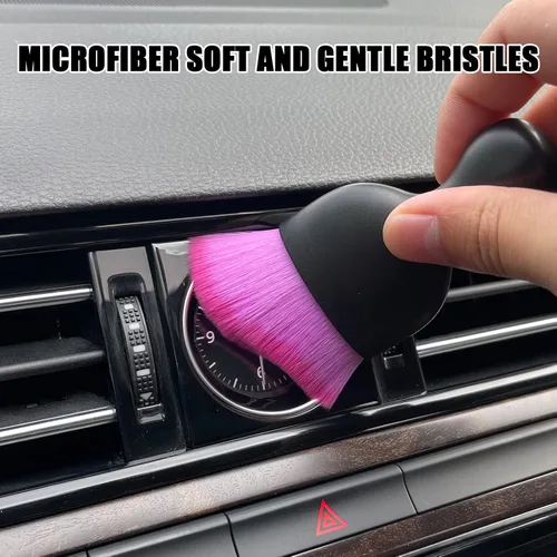 Vista 3 de Cepillo para Detalles del Interior del Coche, Cepillo de Polvo Ultra Suave sin Rayar, Herramienta de Limpieza del Interior del Coche para Limpiar