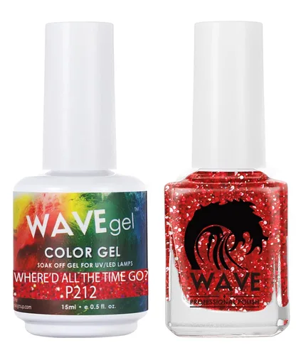 Vista 156 de WAVEGEL - Juego dúo de gel y esmalte de uñas a juego - Colección Simplicity - #P109 Blizzard I 0.5 onzas