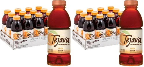 Vista 9 de Tejava Té helado negro con limón, paquete de 6, botellas de PET de 16.9oz, sin azúcar, sin OGM, kosher, sin azúcar ni edulcorantes, sin calorías