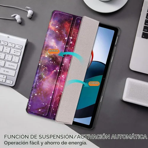 Vista 4 de Funda para Xiaomi Redmi Pad SE de 11 pulgadas, ligera funda inteligente con soporte triple y encendido automático para Xiaomi Redmi Pad SE 2023