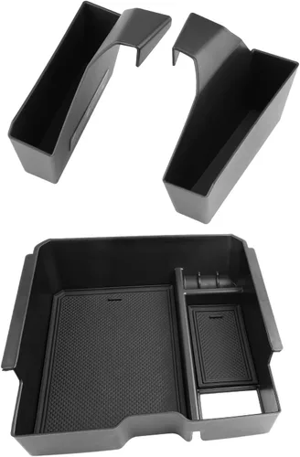 Vista 14 de CDEFG Organizador de consola central para Ford Ranger 2026 2026 (Raptor/Lariat/XLT/XL) Accesorios Bandeja de consola central reposabrazos caja