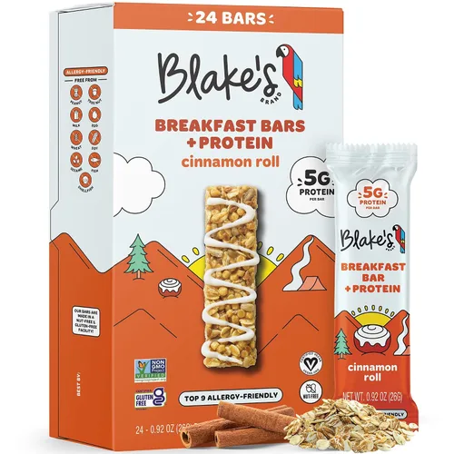 Vista 19 de Blake’s Seed Based, Birthday Cake - Golosinas de arroz crujiente sabor a torta de cumpleaños, sin nueces, gluten, lácteos, ni soya; snack saludable