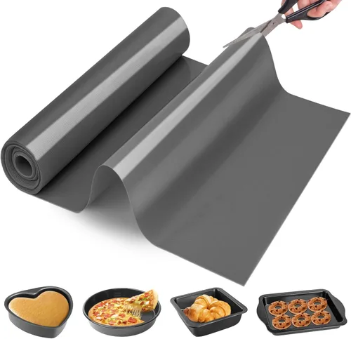 Vista 12 de Rollo de silicona para hornear – La mejor alfombrilla de silicona alemana para hornear – Alfombrilla de silicona antiadherente para repostería