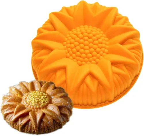 Vista 11 de FantasyDay Molde de silicona para pastel de cumpleaños de cola de pavo real de 9.5 pulgadas, moldes para hornear pasteles de fiesta para tu postre #1