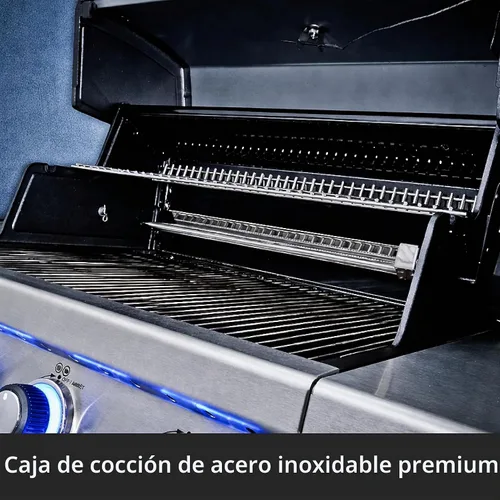 Vista 9 de Broil King REGAL Series parrilla para asar, Gas natural - S420 PRO, Acero inoxidable