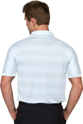 Vista 3 de Three Sixty Six Polo de golf para hombre, polos de golf con cuello de ajuste seco, ligeros y transpirables con tela elástica