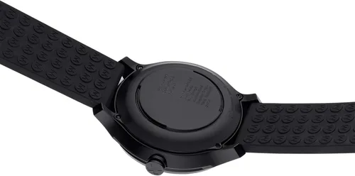 Vista 2 de Mondaine Helvetica Smart MH1B2S20LB - Reloj inteligente para hombre de 1732in correa de cuero negro resistente al agua cristal de zafiro Negro