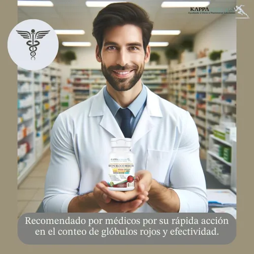 Vista 3 de KAPPA NUTRITION Hierro 26mg, Vitamina C y Naranja 150mg, Ácido Fólico 667mcg DFE, Vitamina B12, Remolacha, Levadura de Cerveza, Brócoli y Aceite MCT