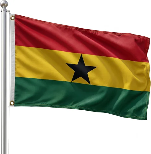 Vista 48 de DMSE - Bandera nacional beninesa beninesa de la República de África Occidental, 2 x 3 pies, 100 % poliéster, 100 % poliéster, resistente a los rayos