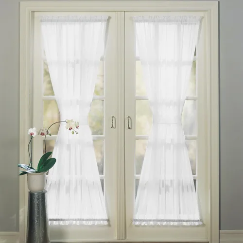 Vista 21 de No. 918 Emily Panel de cortina de gasa transparente Gris antracita