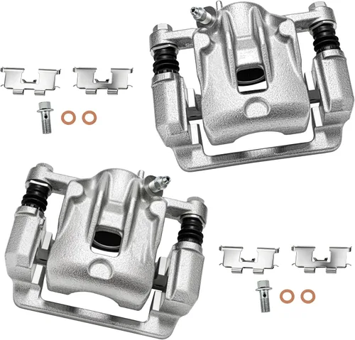 Vista 18 de cciyu Conjunto de pinza de freno trasera izquierda 18B4644A con soporte para Buick Rendezvous, para Chevy Venture, para Oldsmobile Silhouette
