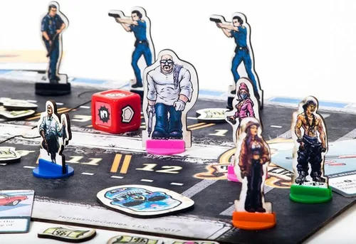 Vista 5 de BoardGame Thug Life The Board Game (2-6 Homies) una carta de amor a la lucha urbana en todo Estados Unidos. Inspirado en la cultura callejera de Los