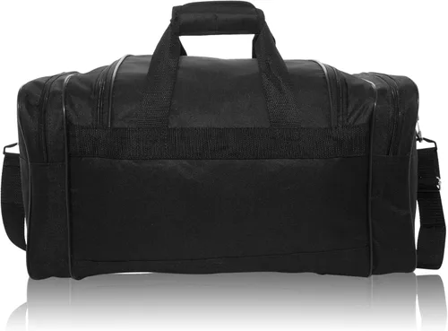 Vista 4 de Bolsa de lona, de DALIX, para el gimnasio, para viajar, 17 pulgadas