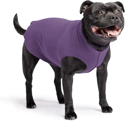 Vista 112 de Abrigo elástico de lana para perro, ropa suave y cálida para perro, suéter elástico para mascotas, lavable en lavadora, ecológico, para todo el año